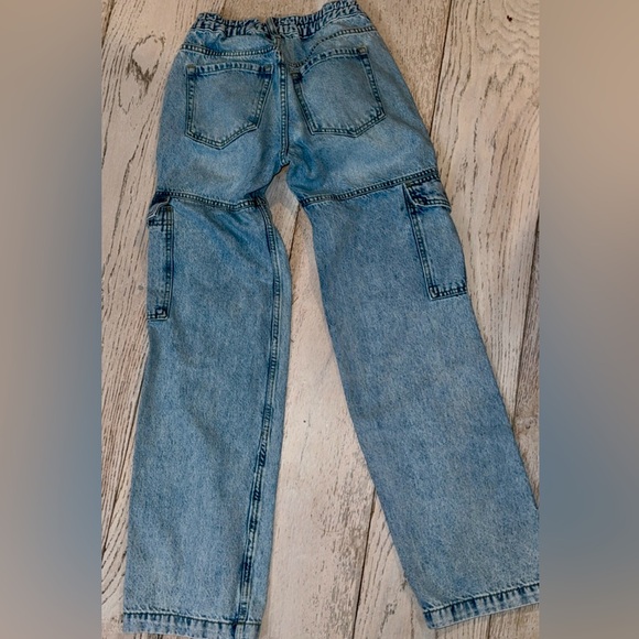 Aéropostale Denim - Aeropostale Y2K Style Low Rise baggy wide leg Cargo Jeans 0/2 XS hip-hop garage